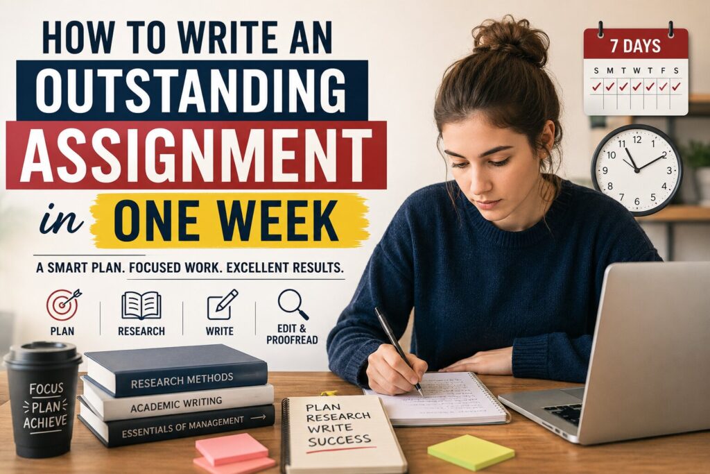How to Write an Outstanding Assignment in One Week