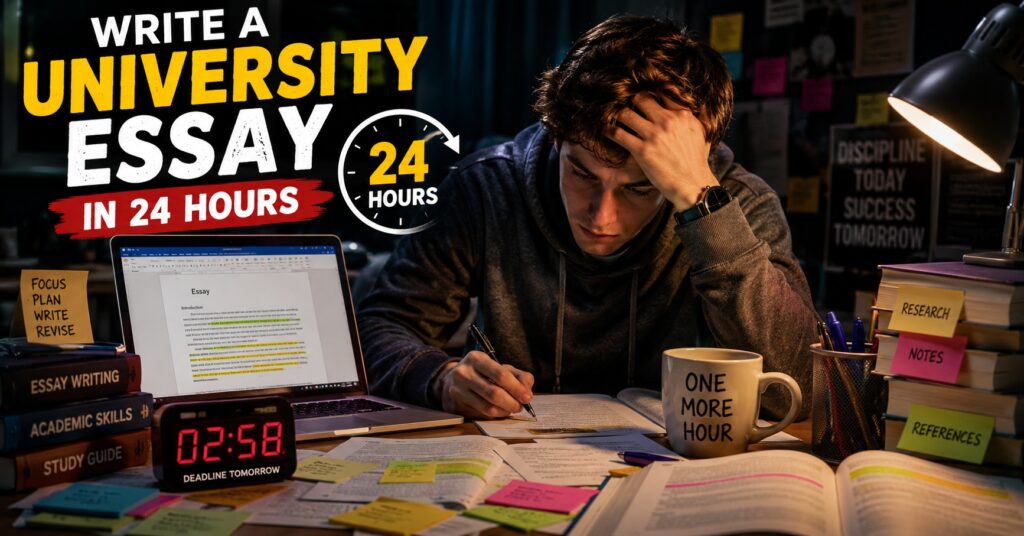 How to Write a University Essay in 24 Hours